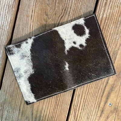 Waylon Wallet - Black & White w/-Waylon Wallet-Western-Cowhide-Bags-Handmade-Products-Gifts-Dancing Cactus Designs