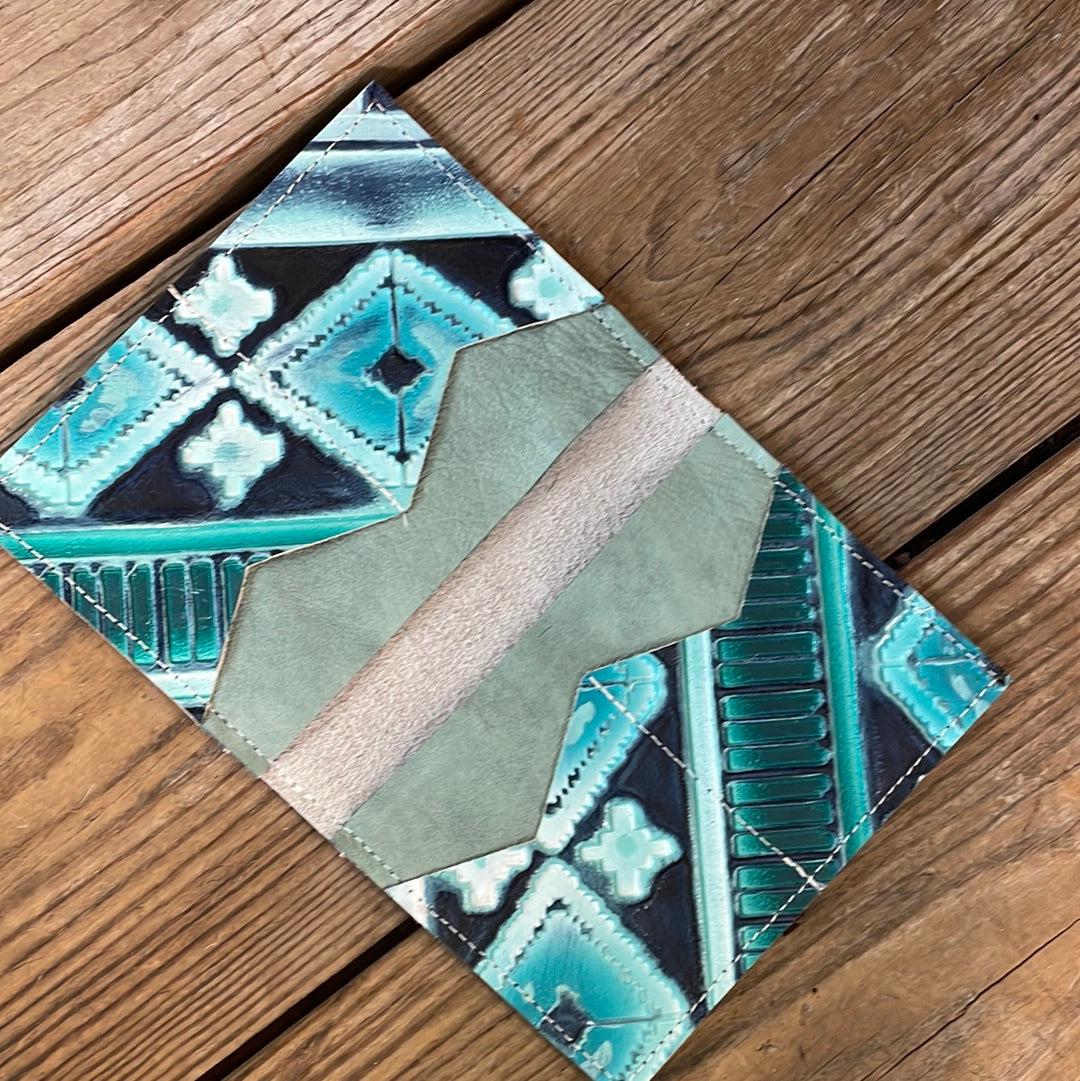 Waylon Wallet - Brindle w/-Waylon Wallet-Western-Cowhide-Bags-Handmade-Products-Gifts-Dancing Cactus Designs