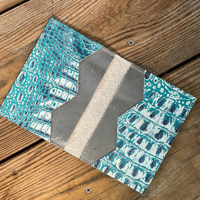 Waylon Wallet - Brindle w/-Waylon Wallet-Western-Cowhide-Bags-Handmade-Products-Gifts-Dancing Cactus Designs