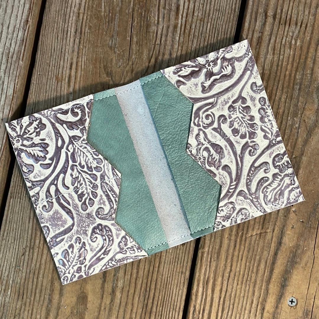 Waylon Wallet - Brindle w/-Waylon Wallet-Western-Cowhide-Bags-Handmade-Products-Gifts-Dancing Cactus Designs