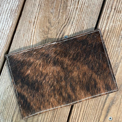 Waylon Wallet - Brindle w/-Waylon Wallet-Western-Cowhide-Bags-Handmade-Products-Gifts-Dancing Cactus Designs