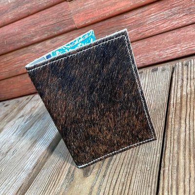 Waylon Wallet - Brindle w/-Waylon Wallet-Western-Cowhide-Bags-Handmade-Products-Gifts-Dancing Cactus Designs