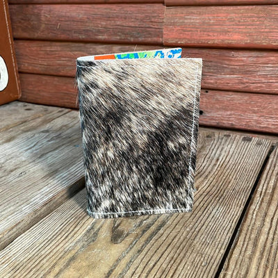 Waylon Wallet - Brindle w/-Waylon Wallet-Western-Cowhide-Bags-Handmade-Products-Gifts-Dancing Cactus Designs