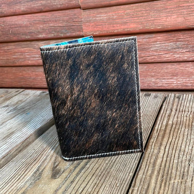 Waylon Wallet - Brindle w/-Waylon Wallet-Western-Cowhide-Bags-Handmade-Products-Gifts-Dancing Cactus Designs