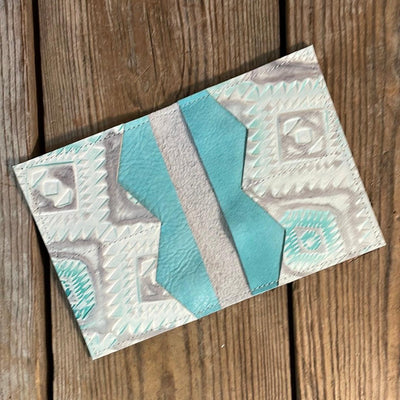 Waylon Wallet - Holographic w/-Waylon Wallet-Western-Cowhide-Bags-Handmade-Products-Gifts-Dancing Cactus Designs