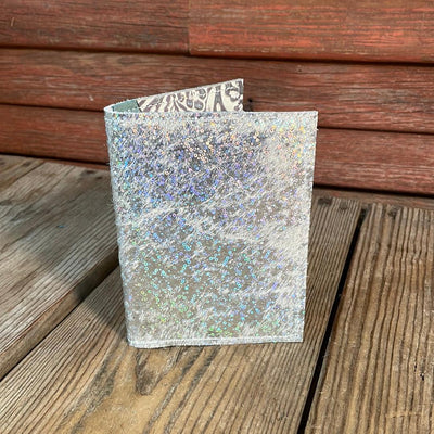 Waylon Wallet - Holographic w/-Waylon Wallet-Western-Cowhide-Bags-Handmade-Products-Gifts-Dancing Cactus Designs