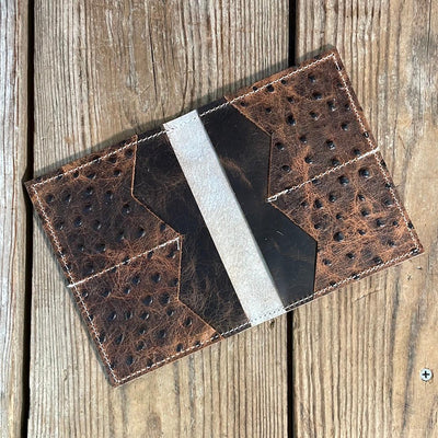 Waylon Wallet - Leopard Acid w/-Waylon Wallet-Western-Cowhide-Bags-Handmade-Products-Gifts-Dancing Cactus Designs