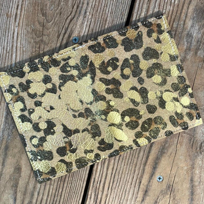 Waylon Wallet - Leopard Acid w/-Waylon Wallet-Western-Cowhide-Bags-Handmade-Products-Gifts-Dancing Cactus Designs