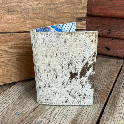 Waylon Wallet - Longhorn w/ Rocky Mountain Navajo-Waylon Wallet-Western-Cowhide-Bags-Handmade-Products-Gifts-Dancing Cactus Designs
