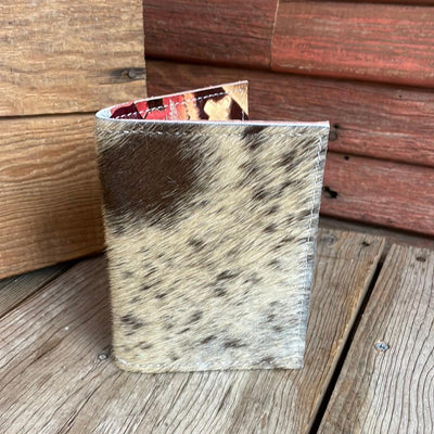 Waylon Wallet - Longhorn w/ Summit Fire-Waylon Wallet-Western-Cowhide-Bags-Handmade-Products-Gifts-Dancing Cactus Designs