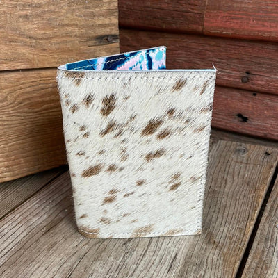 Waylon Wallet - Longhorn w/ Tucson Sundown-Waylon Wallet-Western-Cowhide-Bags-Handmade-Products-Gifts-Dancing Cactus Designs