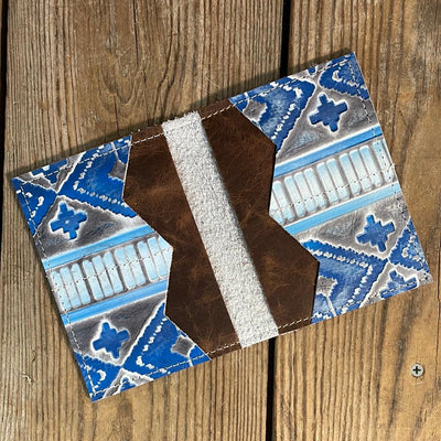 Waylon Wallet - Longhorn w/-Waylon Wallet-Western-Cowhide-Bags-Handmade-Products-Gifts-Dancing Cactus Designs