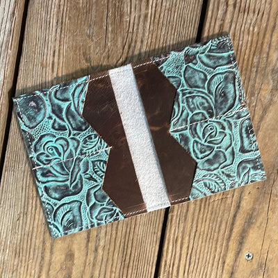 Waylon Wallet - Longhorn w/-Waylon Wallet-Western-Cowhide-Bags-Handmade-Products-Gifts-Dancing Cactus Designs