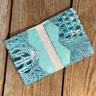 Waylon Wallet - Longhorn w/-Waylon Wallet-Western-Cowhide-Bags-Handmade-Products-Gifts-Dancing Cactus Designs