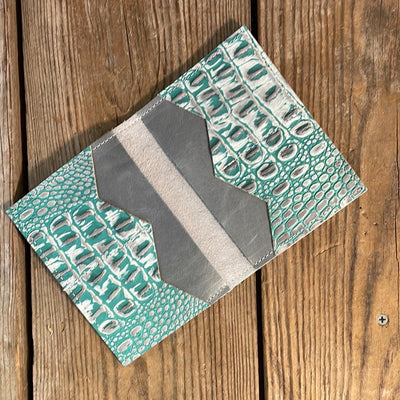 Waylon Wallet - Longhorn w/-Waylon Wallet-Western-Cowhide-Bags-Handmade-Products-Gifts-Dancing Cactus Designs