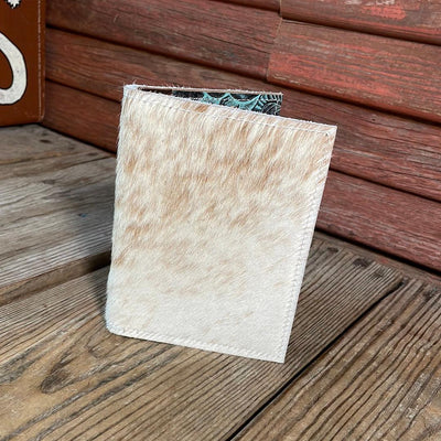 Waylon Wallet - Longhorn w/-Waylon Wallet-Western-Cowhide-Bags-Handmade-Products-Gifts-Dancing Cactus Designs