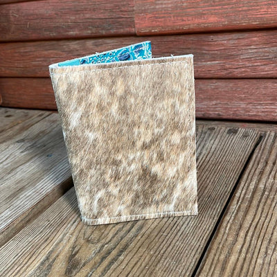 Waylon Wallet - Longhorn w/-Waylon Wallet-Western-Cowhide-Bags-Handmade-Products-Gifts-Dancing Cactus Designs