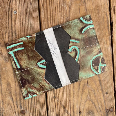 Waylon Wallet - Palomino w/ Patina Brands-Waylon Wallet-Western-Cowhide-Bags-Handmade-Products-Gifts-Dancing Cactus Designs