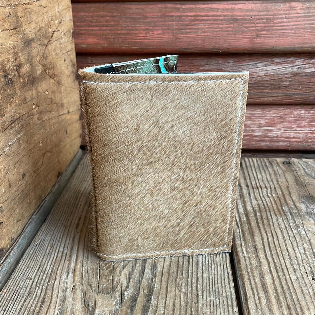 Waylon Wallet - Palomino w/ Patina Brands-Waylon Wallet-Western-Cowhide-Bags-Handmade-Products-Gifts-Dancing Cactus Designs