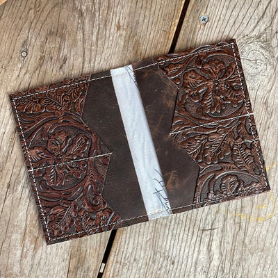 Waylon Wallet - Pink Acid w/ Cowboy Tool-Waylon Wallet-Western-Cowhide-Bags-Handmade-Products-Gifts-Dancing Cactus Designs