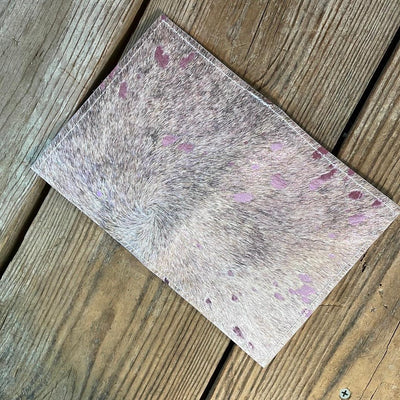 Waylon Wallet - Pink Acid w/-Waylon Wallet-Western-Cowhide-Bags-Handmade-Products-Gifts-Dancing Cactus Designs