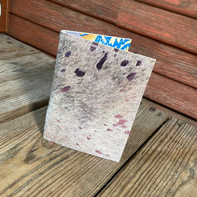 Waylon Wallet - Pink Acid w/-Waylon Wallet-Western-Cowhide-Bags-Handmade-Products-Gifts-Dancing Cactus Designs
