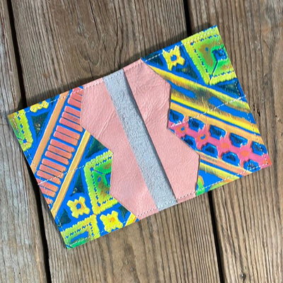 Waylon Wallet - Rainbow w/-Waylon Wallet-Western-Cowhide-Bags-Handmade-Products-Gifts-Dancing Cactus Designs