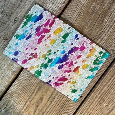 Waylon Wallet - Rainbow w/-Waylon Wallet-Western-Cowhide-Bags-Handmade-Products-Gifts-Dancing Cactus Designs