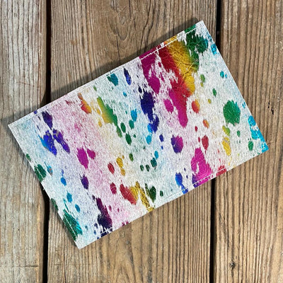 Waylon Wallet - Rainbow w/-Waylon Wallet-Western-Cowhide-Bags-Handmade-Products-Gifts-Dancing Cactus Designs