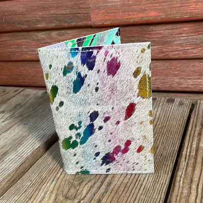 Waylon Wallet - Rainbow w/-Waylon Wallet-Western-Cowhide-Bags-Handmade-Products-Gifts-Dancing Cactus Designs