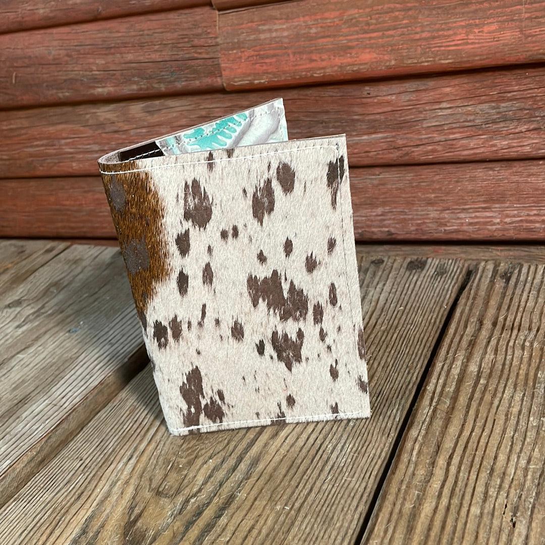 Waylon Wallet - Tricolor Acid w/-Waylon Wallet-Western-Cowhide-Bags-Handmade-Products-Gifts-Dancing Cactus Designs