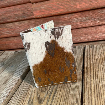 Waylon Wallet - Tricolor Acid w/-Waylon Wallet-Western-Cowhide-Bags-Handmade-Products-Gifts-Dancing Cactus Designs