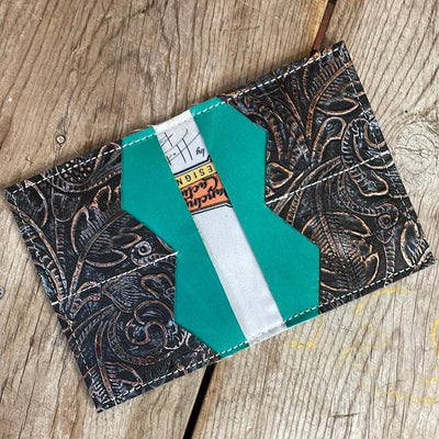 Waylon Wallet - Tricolor w/ Autumn Ash-Waylon Wallet-Western-Cowhide-Bags-Handmade-Products-Gifts-Dancing Cactus Designs