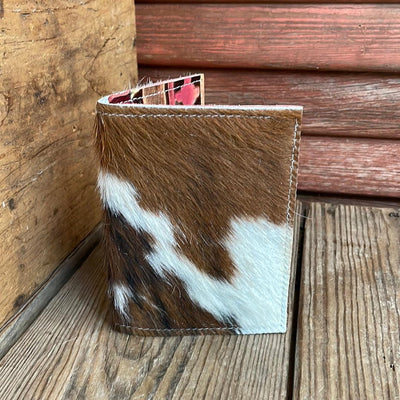 Waylon Wallet - Tricolor w/ Summit Fire-Waylon Wallet-Western-Cowhide-Bags-Handmade-Products-Gifts-Dancing Cactus Designs