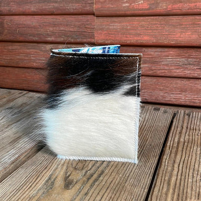 Waylon Wallet - Tricolor w/-Waylon Wallet-Western-Cowhide-Bags-Handmade-Products-Gifts-Dancing Cactus Designs