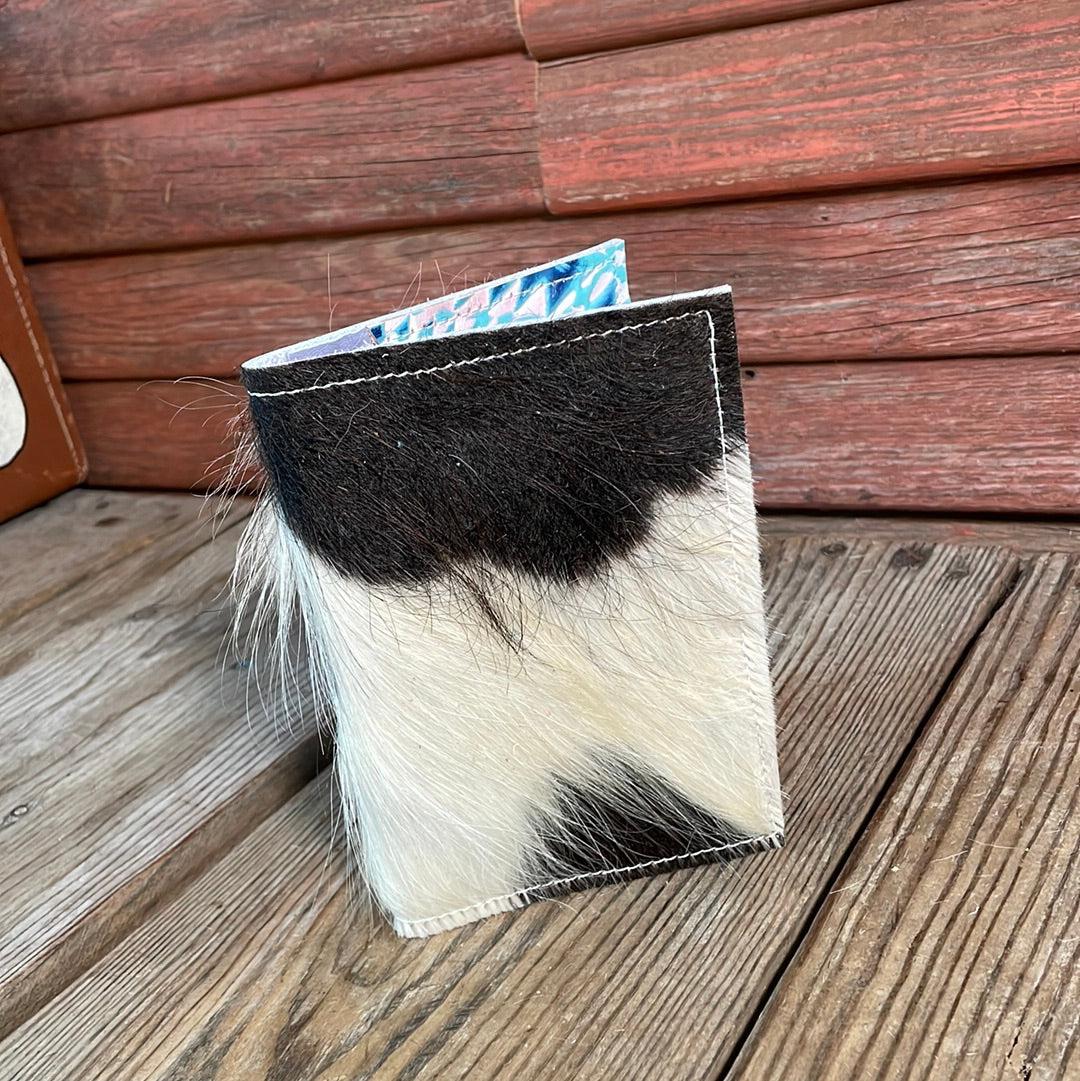 Waylon Wallet - Tricolor w/-Waylon Wallet-Western-Cowhide-Bags-Handmade-Products-Gifts-Dancing Cactus Designs