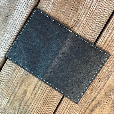 Waylon Wallet - w/ Black Leather-Waylon Wallet-Western-Cowhide-Bags-Handmade-Products-Gifts-Dancing Cactus Designs