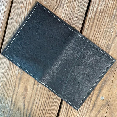 Waylon Wallet - w/ Black Leather-Waylon Wallet-Western-Cowhide-Bags-Handmade-Products-Gifts-Dancing Cactus Designs