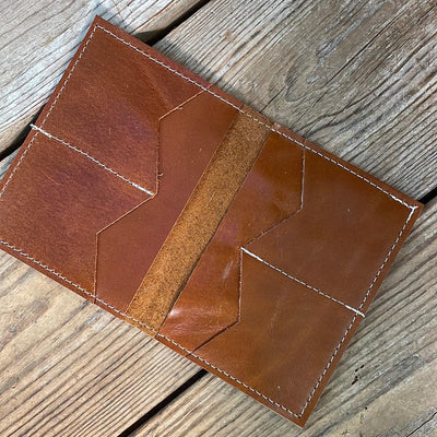 Waylon Wallet - w/ Caramel Leather-Waylon Wallet-Western-Cowhide-Bags-Handmade-Products-Gifts-Dancing Cactus Designs