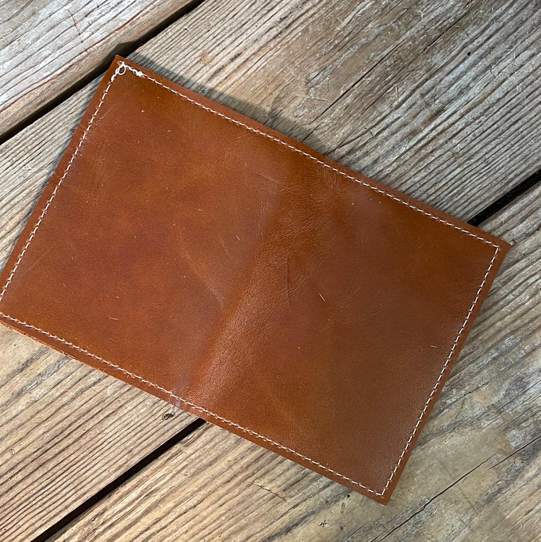 Waylon Wallet - w/ Caramel Leather-Waylon Wallet-Western-Cowhide-Bags-Handmade-Products-Gifts-Dancing Cactus Designs