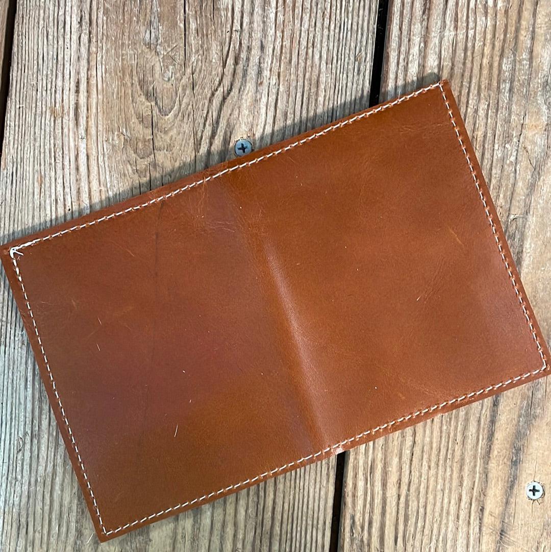 Waylon Wallet - w/ Caramel Leather-Waylon Wallet-Western-Cowhide-Bags-Handmade-Products-Gifts-Dancing Cactus Designs