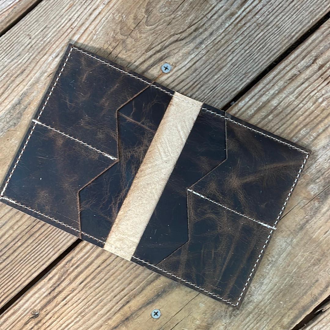 Waylon Wallet - w/ Cocoa Navajo-Waylon Wallet-Western-Cowhide-Bags-Handmade-Products-Gifts-Dancing Cactus Designs