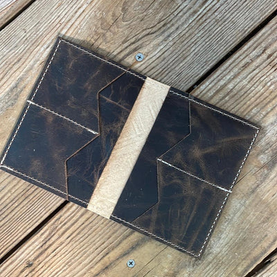 Waylon Wallet - w/ Cocoa Navajo-Waylon Wallet-Western-Cowhide-Bags-Handmade-Products-Gifts-Dancing Cactus Designs