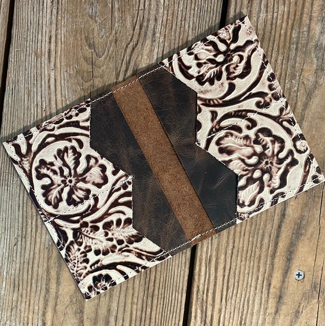 Waylon Wallet - w/ Mojave Leather-Waylon Wallet-Western-Cowhide-Bags-Handmade-Products-Gifts-Dancing Cactus Designs