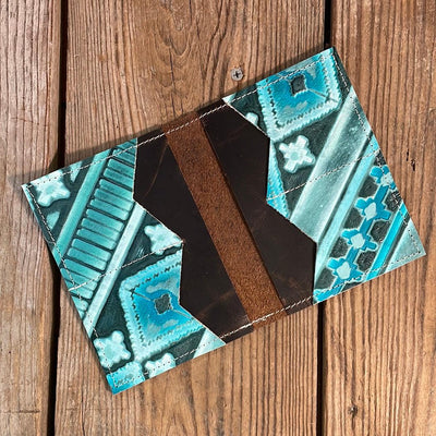 Waylon Wallet - w/ Mojave Leather-Waylon Wallet-Western-Cowhide-Bags-Handmade-Products-Gifts-Dancing Cactus Designs