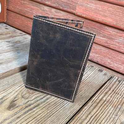 Waylon Wallet - w/ Mojave Leather-Waylon Wallet-Western-Cowhide-Bags-Handmade-Products-Gifts-Dancing Cactus Designs