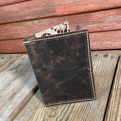 Waylon Wallet - w/ Mojave Leather-Waylon Wallet-Western-Cowhide-Bags-Handmade-Products-Gifts-Dancing Cactus Designs