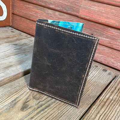 Waylon Wallet - w/ Mojave Leather-Waylon Wallet-Western-Cowhide-Bags-Handmade-Products-Gifts-Dancing Cactus Designs