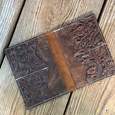 Waylon Wallet - w/ Mustang Leather-Waylon Wallet-Western-Cowhide-Bags-Handmade-Products-Gifts-Dancing Cactus Designs