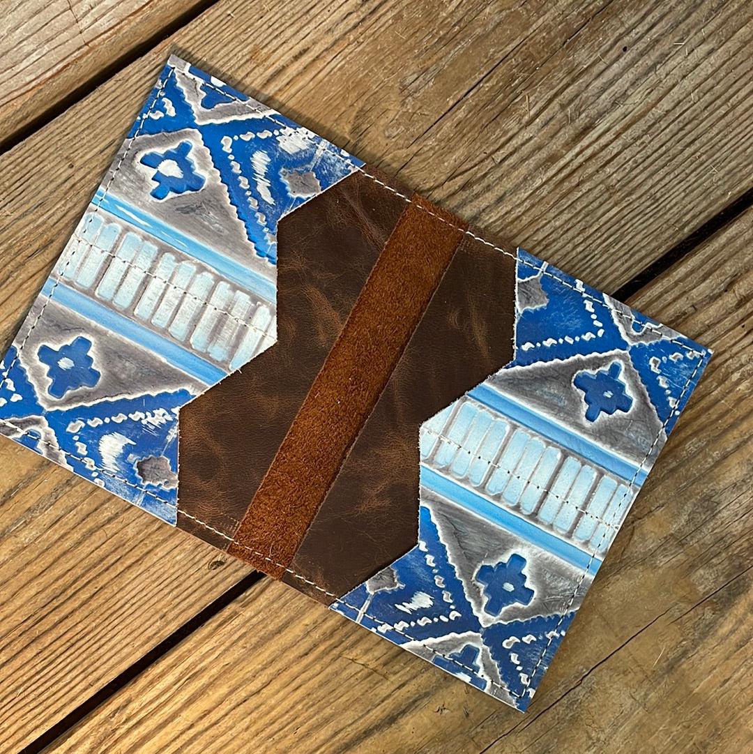 Waylon Wallet - w/ Mustang Leather-Waylon Wallet-Western-Cowhide-Bags-Handmade-Products-Gifts-Dancing Cactus Designs
